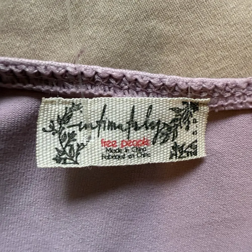 NWOT Intimately Free People Dusk to Dawn Lavender Thong Body Suit - S